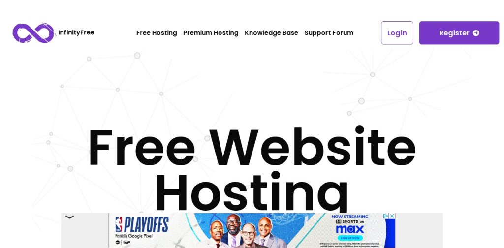 InfinityFree / 5 Best Free Hosting Providers in 2024