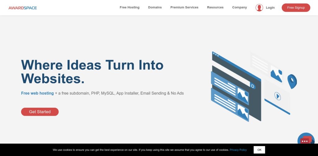 Awardspace / 5 Best Free Hosting Providers in 2024
