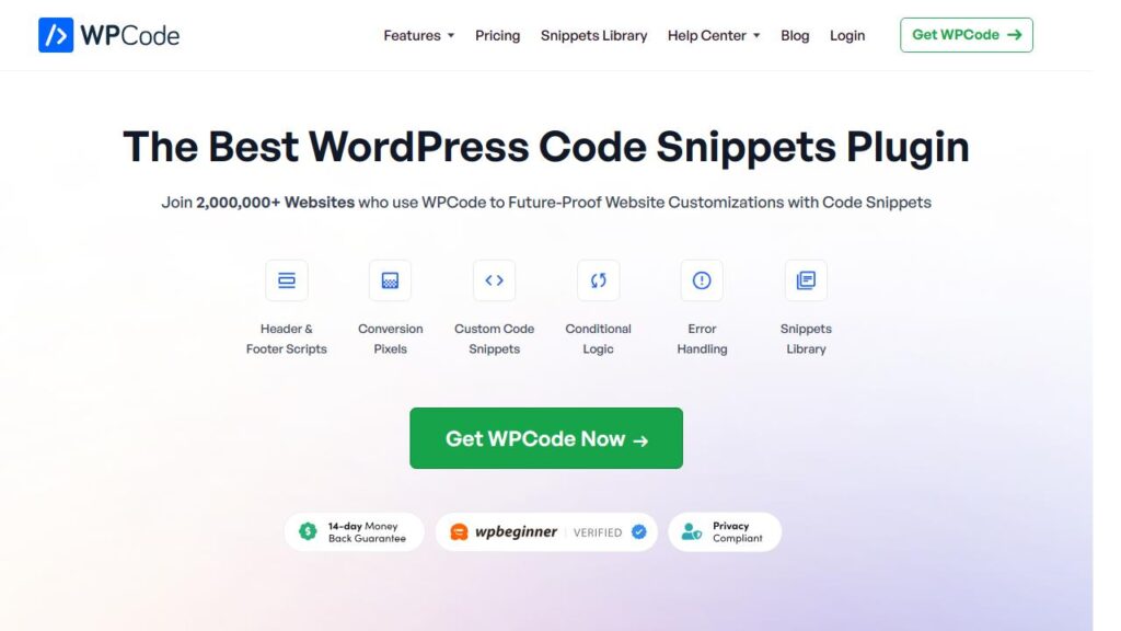 WPCode / Best WordPress Development Tools